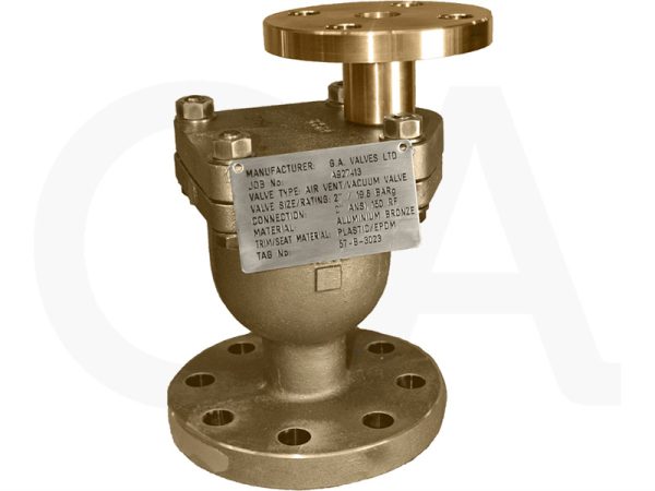 ALUMINIUM BRONZE FIG. 3800 SINGLE SMALL AIR RELEASE VALVE