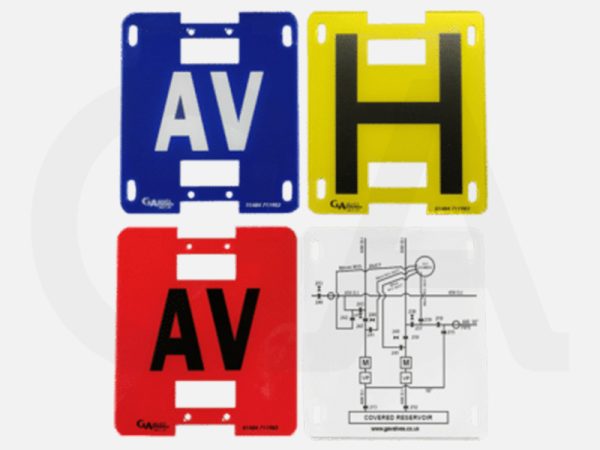 Buried valves and pipeline ID marker plates